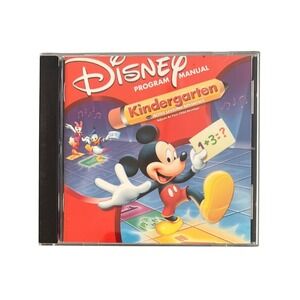 Disney Kindergarten Program Manual Learning Game CD Mickey Mouse